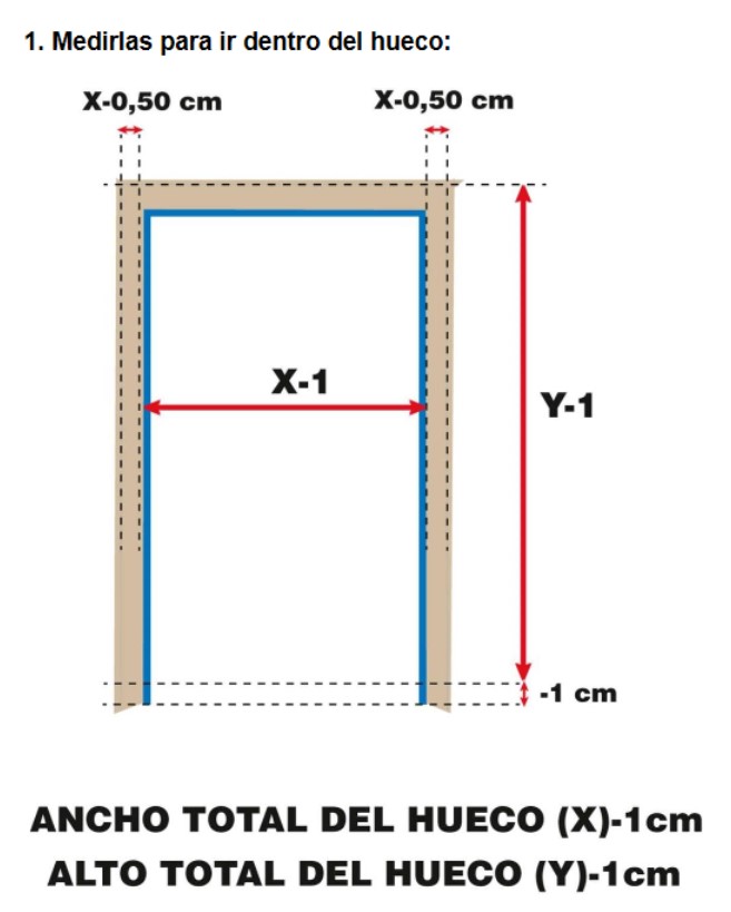 Como medir cortinas para puertas antimoscas